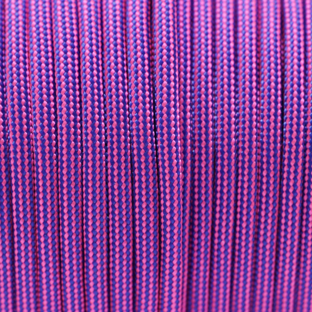 Neon Pink & Electric Blue Stripes Paracord