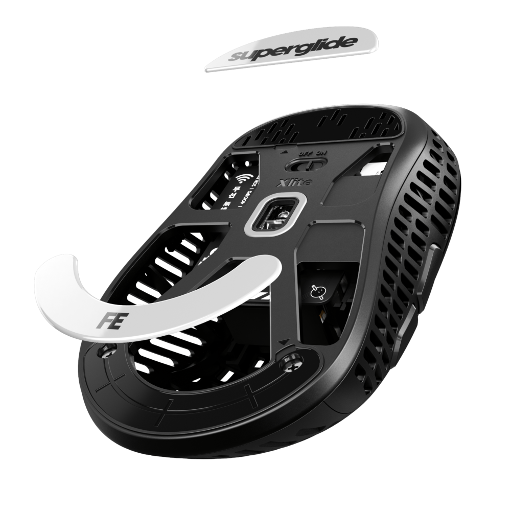 Superglide glass feet for Pulsar Xlite Wireless