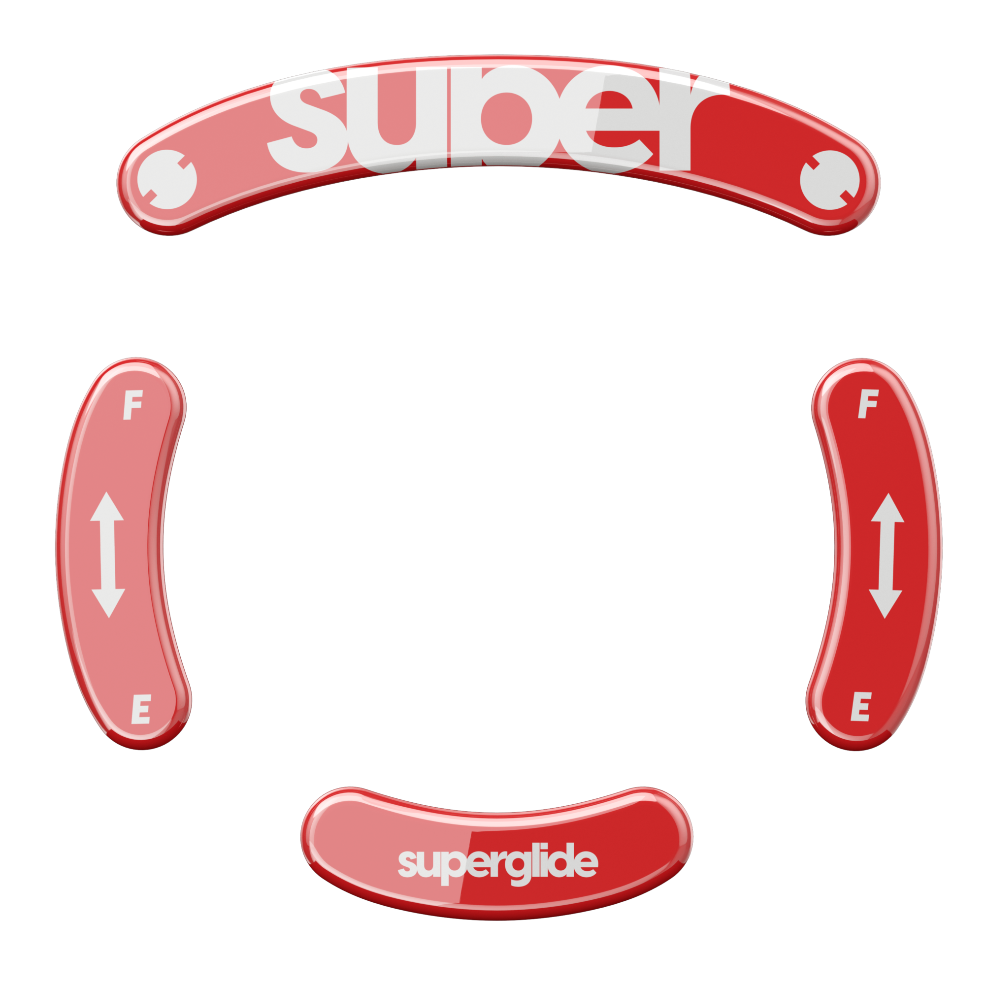 Superglide glass feet for Logitech GPro Wireless