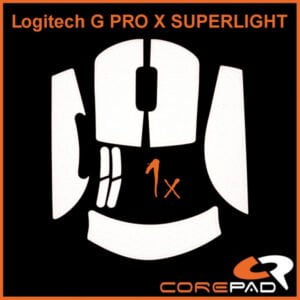 Corepad Soft Grips Logitech G PRO X SUPERLIGHT white
