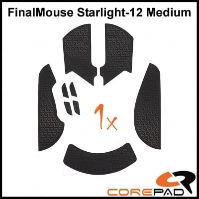 Corepad Soft Grips FinalMouse Starlight-12 Medium black (1)