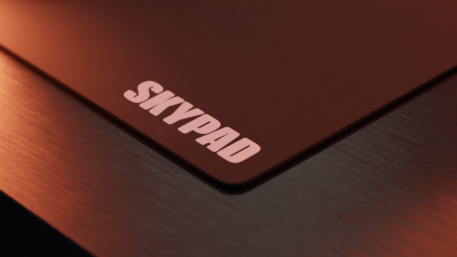 SkyPAD 3.0 XL Glass Mousepad - Black Text - ZerkGamingMods