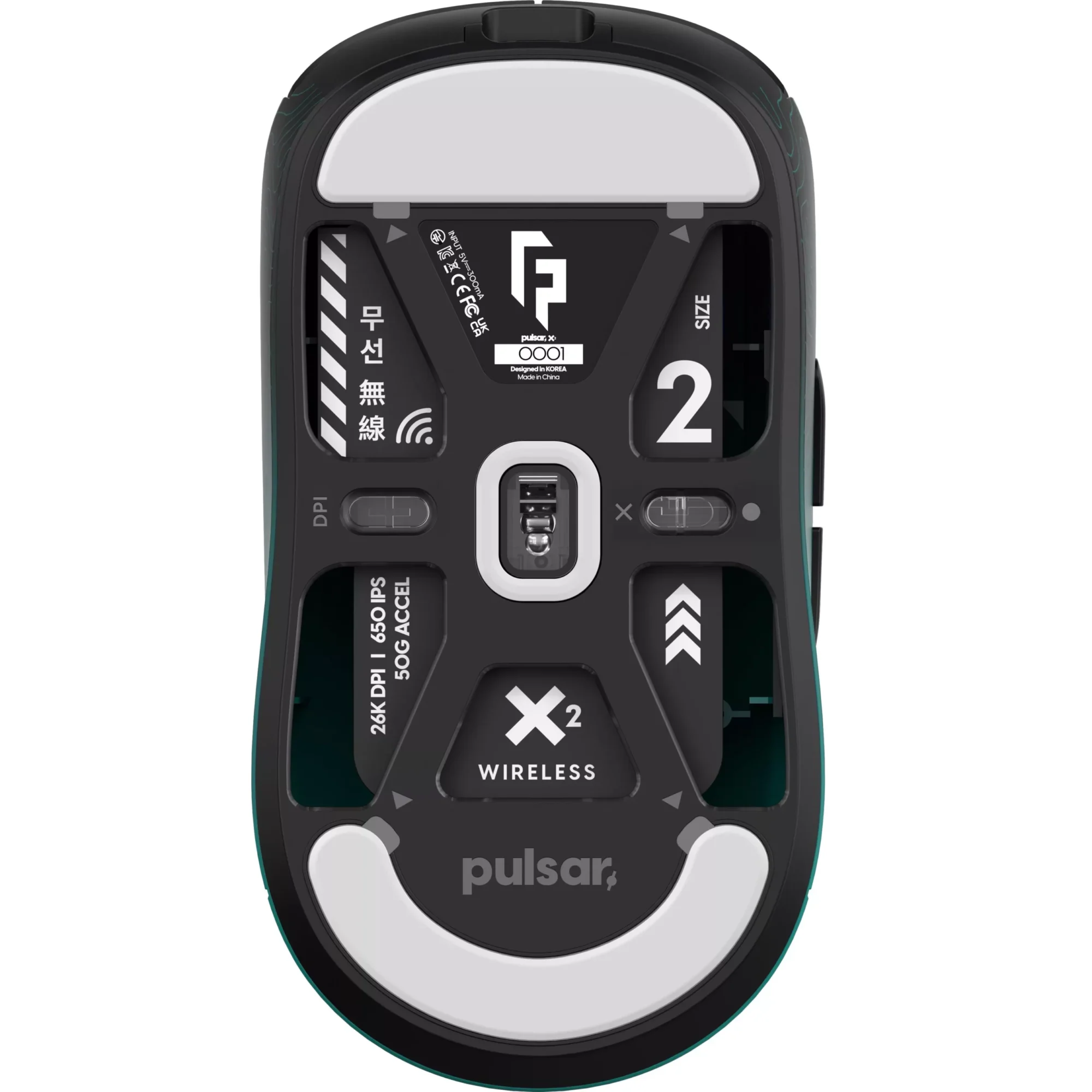 Pulsar x2 medium shops Randomfrankp edition gaming mouse