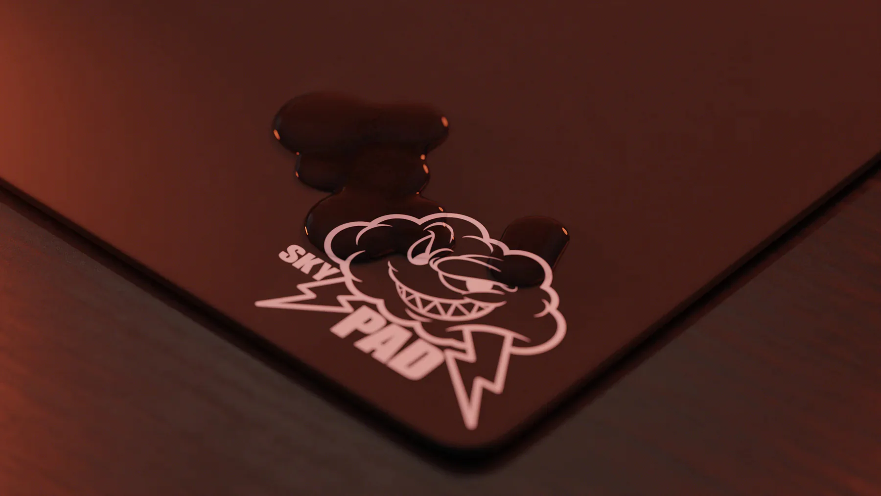 SkyPAD 3.0 XL Glass Mousepad - Black Cloud - ZerkGamingMods