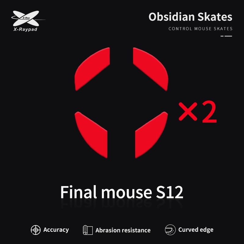 Obsidian Finalmouse S12 mouse skates