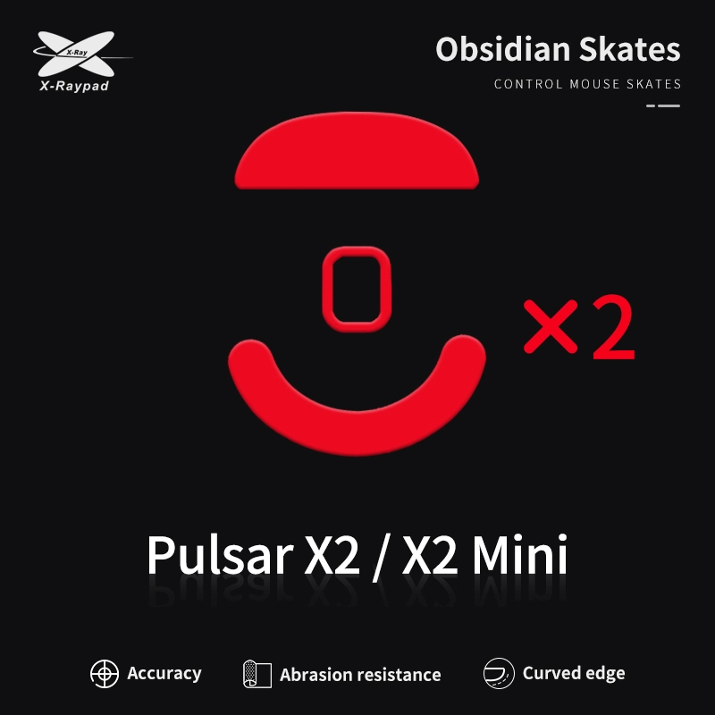 Xraypad Obsidian Skates for Pulsar X2 & X2 Mini