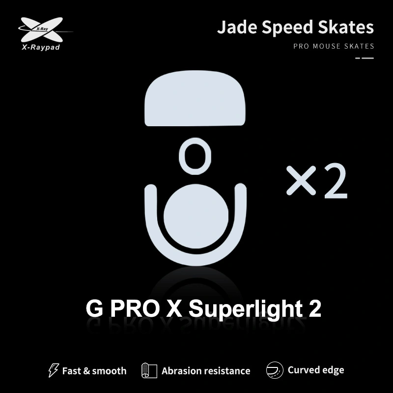 Xraypad Jade Speed Mouse Skates For G Pro X Superlight 2