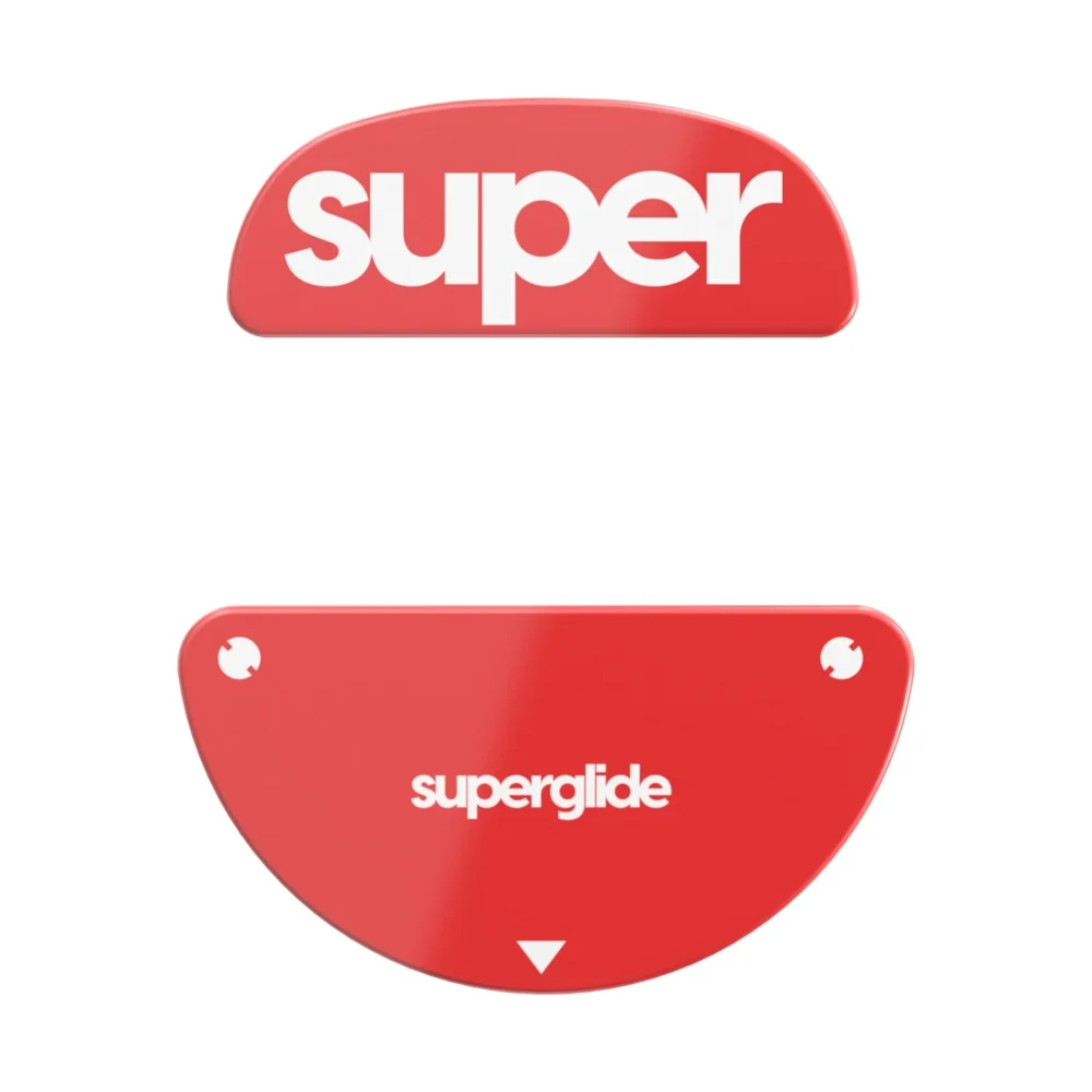PulsarGamingGears Superglide 2 glass feetfor EndgameGear XM2WE Red
