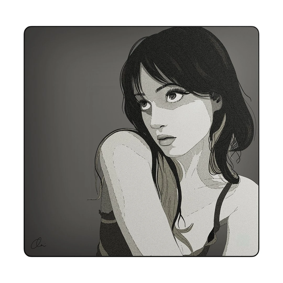 THE GIRL BY MIDORI mousepad