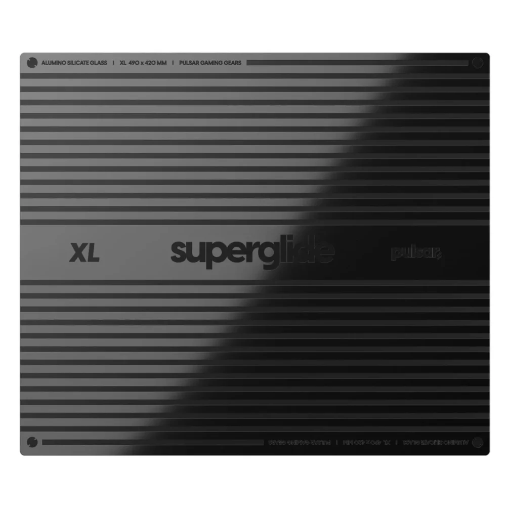 Pulsar Superglide Glass Mousepad v2 - XLarge - Red