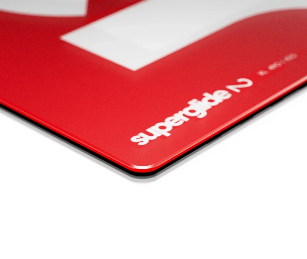 Pulsar Superglide Glass Mousepad v2 - XLarge - Red