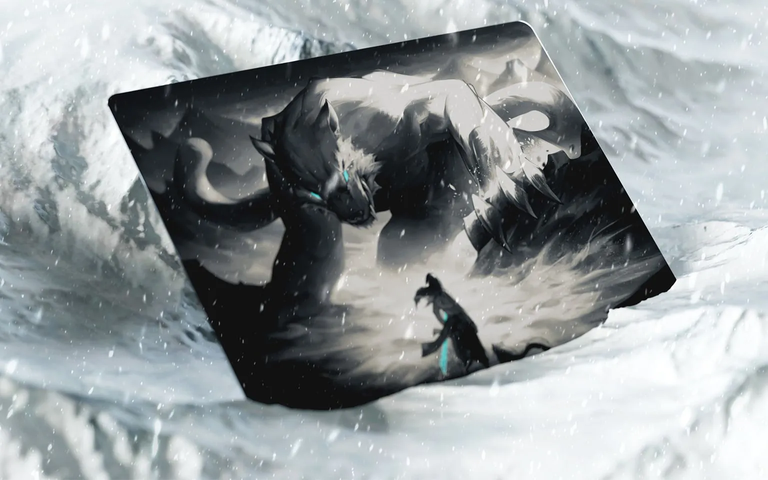 Tekkusai – ‘The Beast’ Glass Mousepad