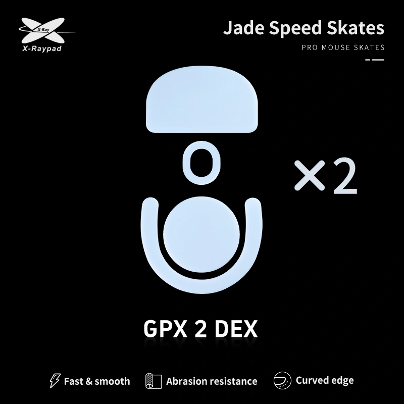 Xraypad Jade Speed Skates for Logitech PRO X SUPERLIGHT 2 DEX