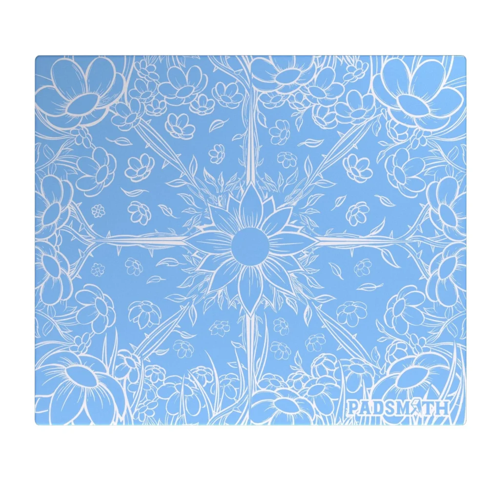 Padsmith - Empress V2 - Rosa - Glass Mousepad Blue