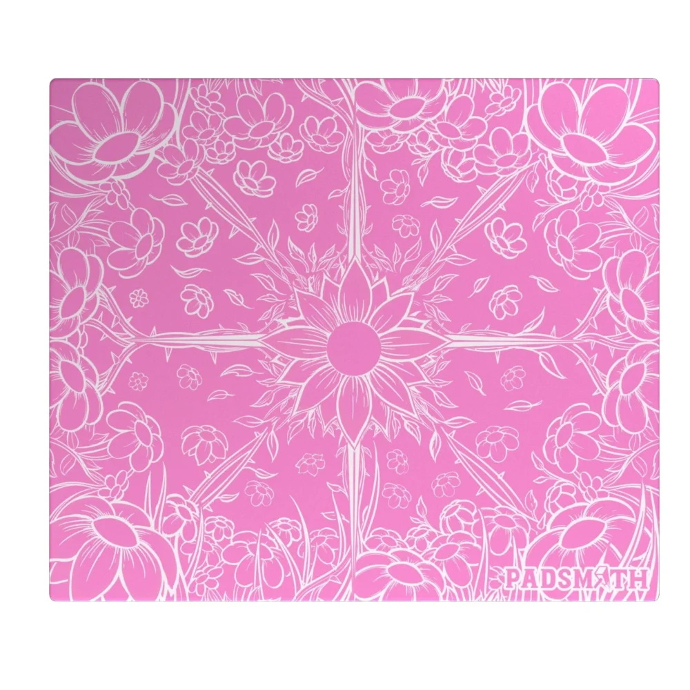 Padsmith - Empress V2 - Rosa - Glass Mousepad Pink