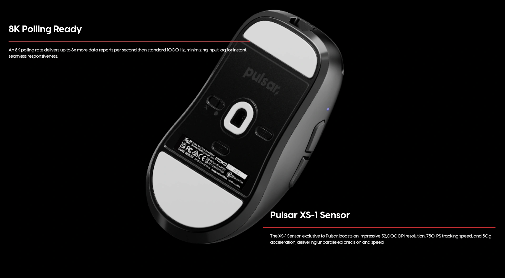 Pulsar TenZ Signature Edition Wireless Gaming Mouse