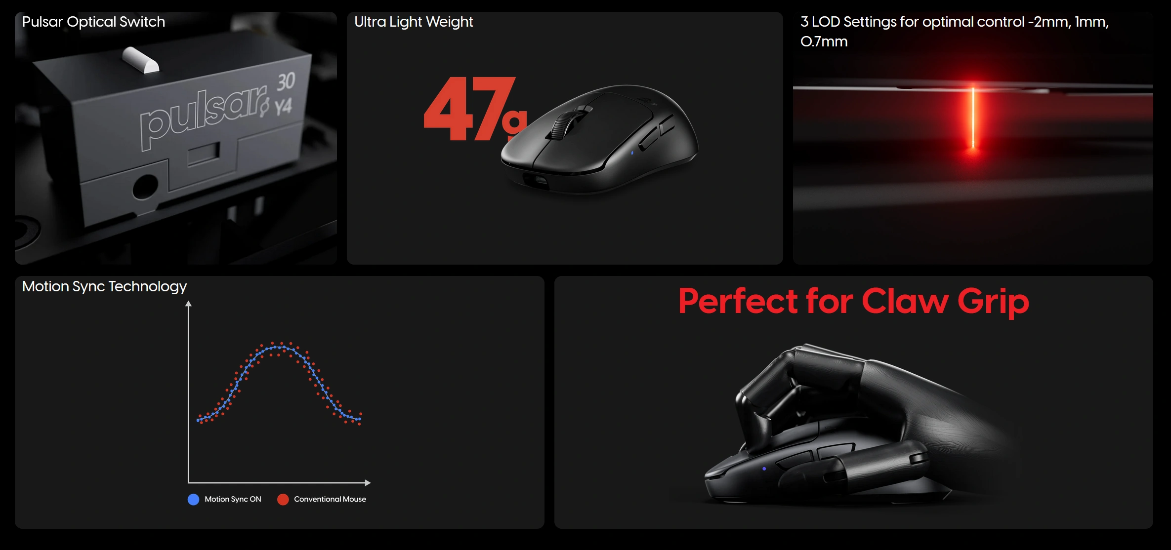 Pulsar TenZ Signature Edition Wireless Gaming Mouse