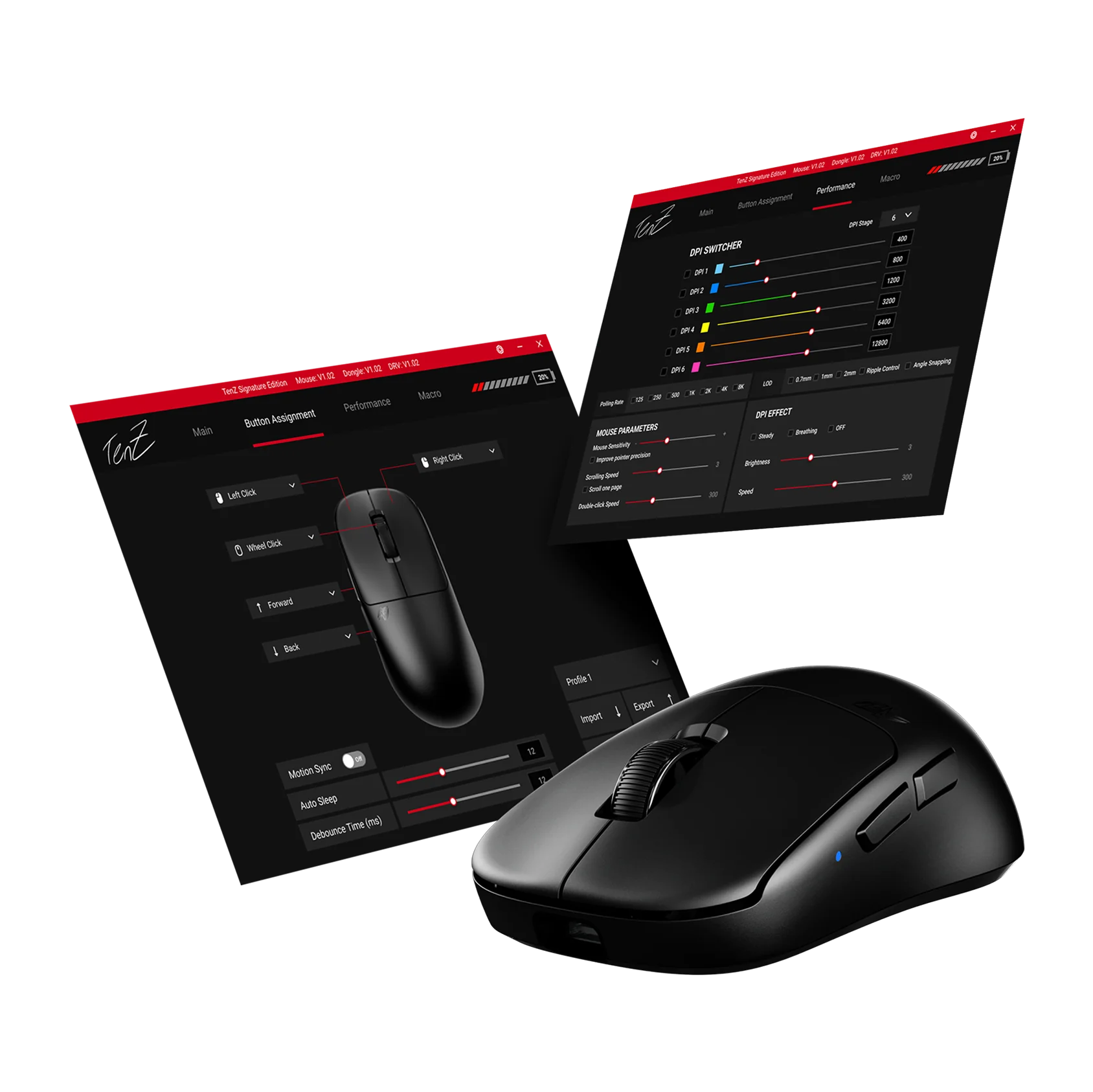 Pulsar TenZ Signature Edition Wireless Gaming Mouse