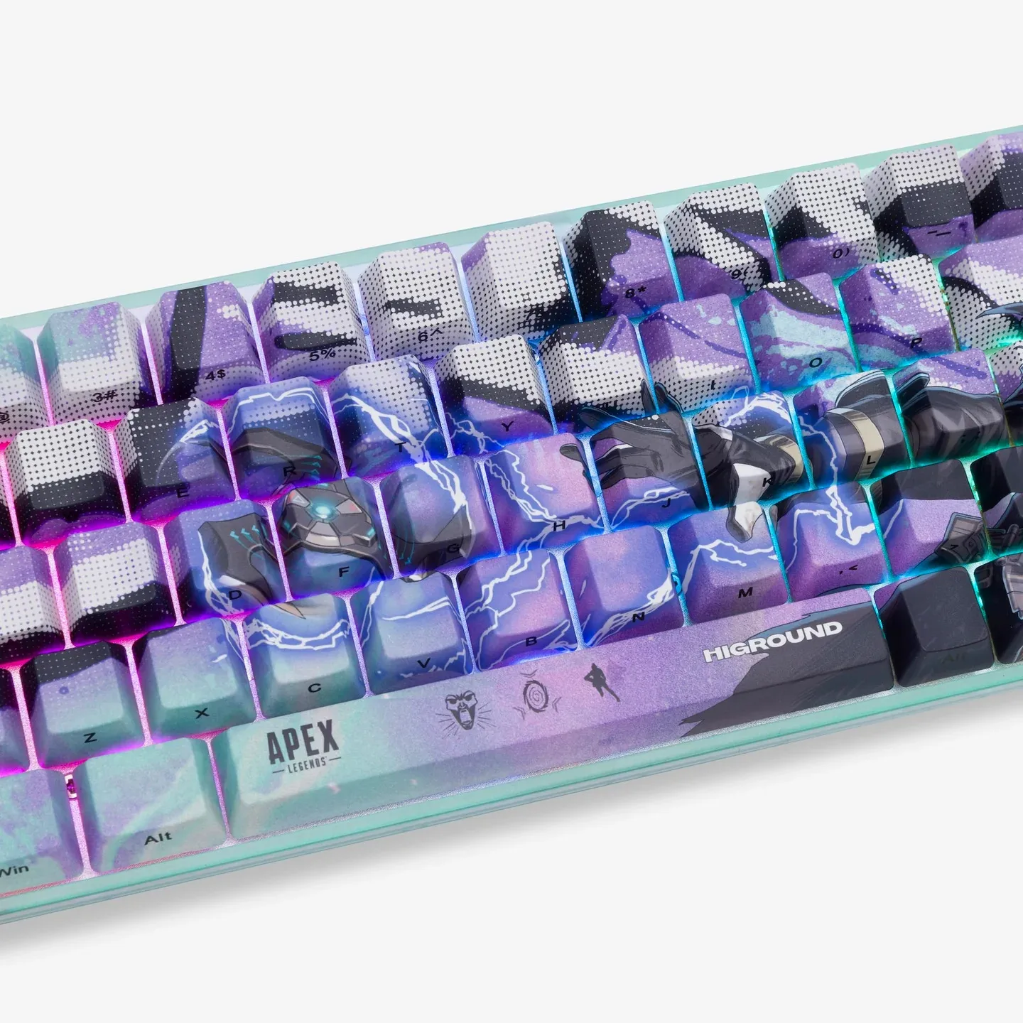 Apex Legends™ HIGROUND Basecamp 65+ Gaming Keyboard - Wraith