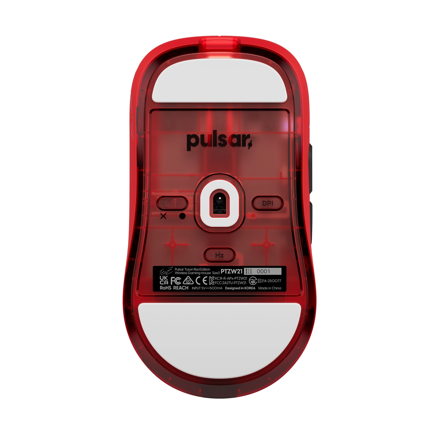 Pulsar TenZ Signature Edition Wireless Gaming Mouse - Red Limited Edition