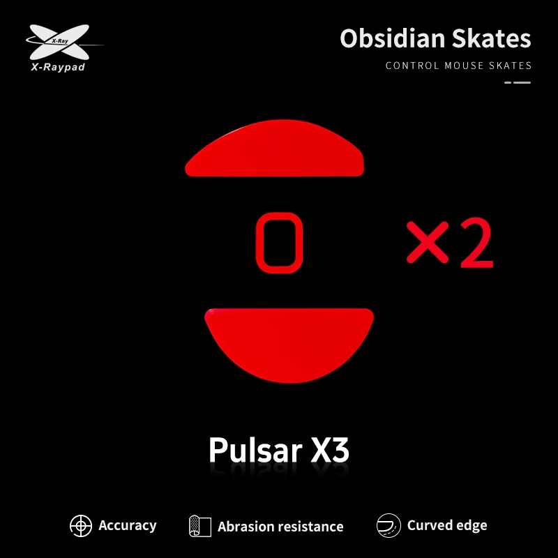 Pulsar X3 Obsidian skates X-Raypad