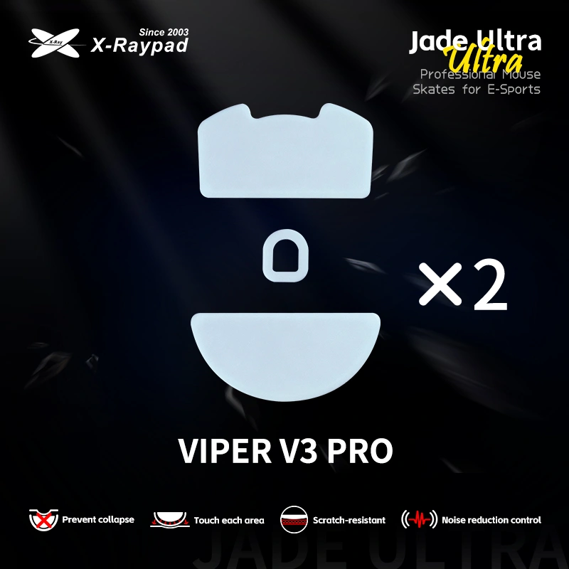 Xraypad Jade Ultra Series Skates For Razer Viper V3 Pro