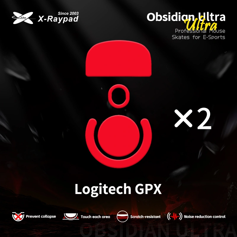 Xraypad Obsidian Ultra Series Skates For Logitech G Pro X Superlight