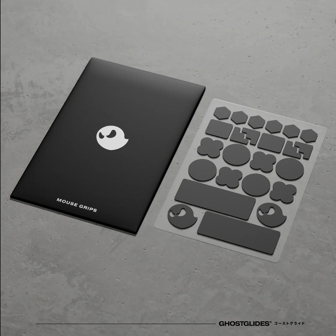 GHOSTGLIDES GHOSTGRIPS BLACK HEAVY