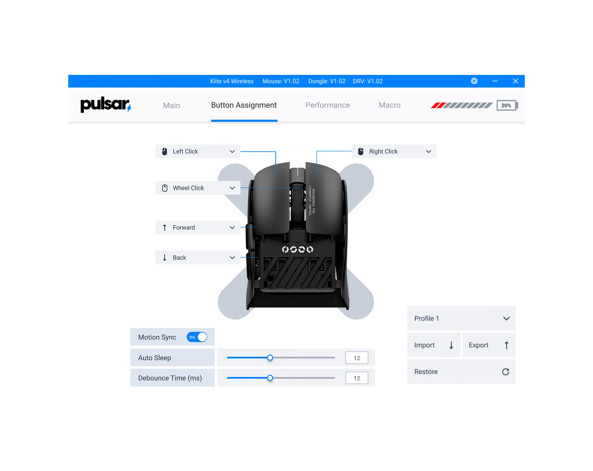 software Pulsar X2F