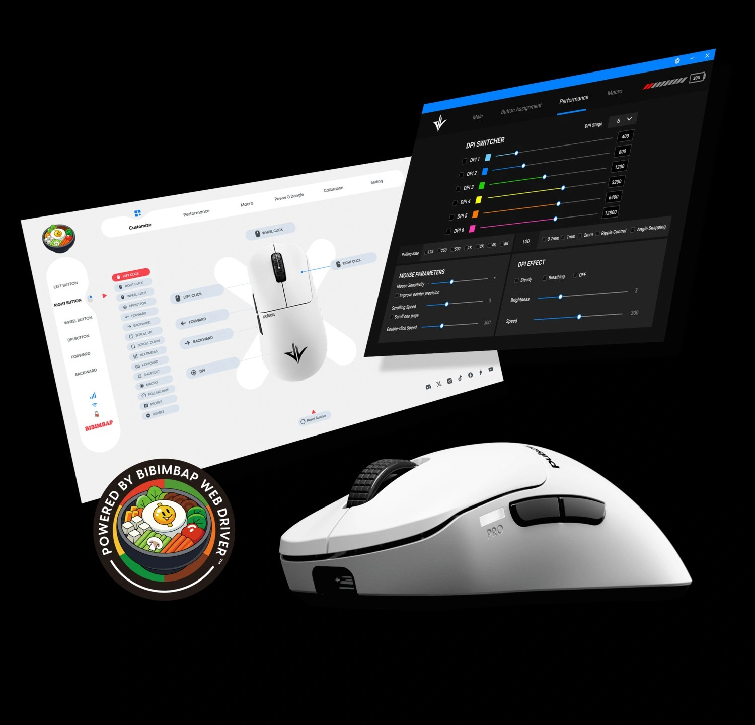 Pulsar Pro Series JV-X Gaming Mouse
