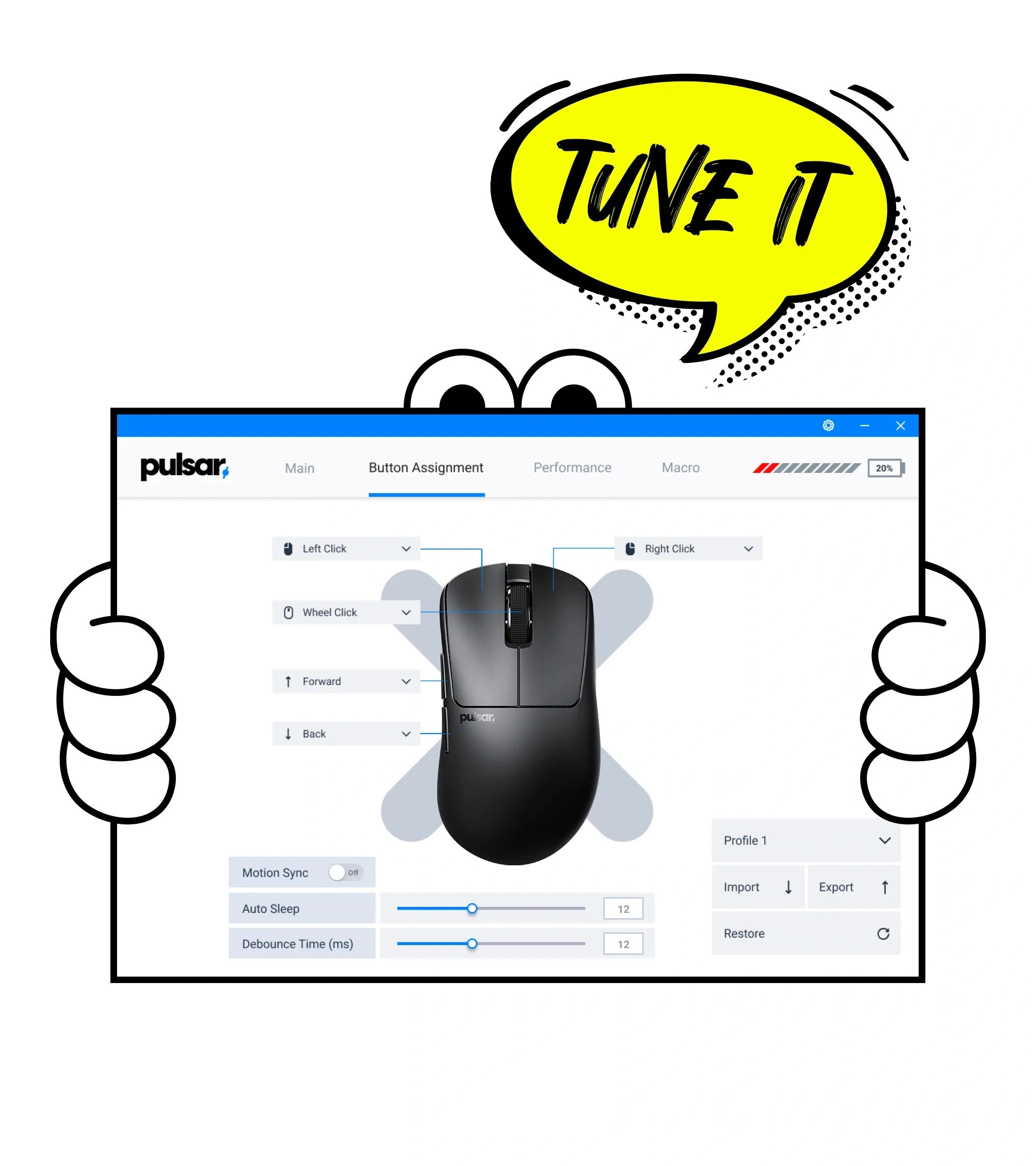 Xlite CrazyLight Gaming Mouse