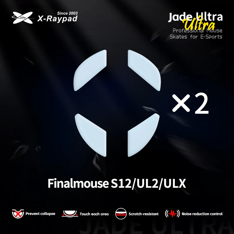 Xraypad Jade Ultra Series Skates For Finalmouse S12 UL2 ULX
