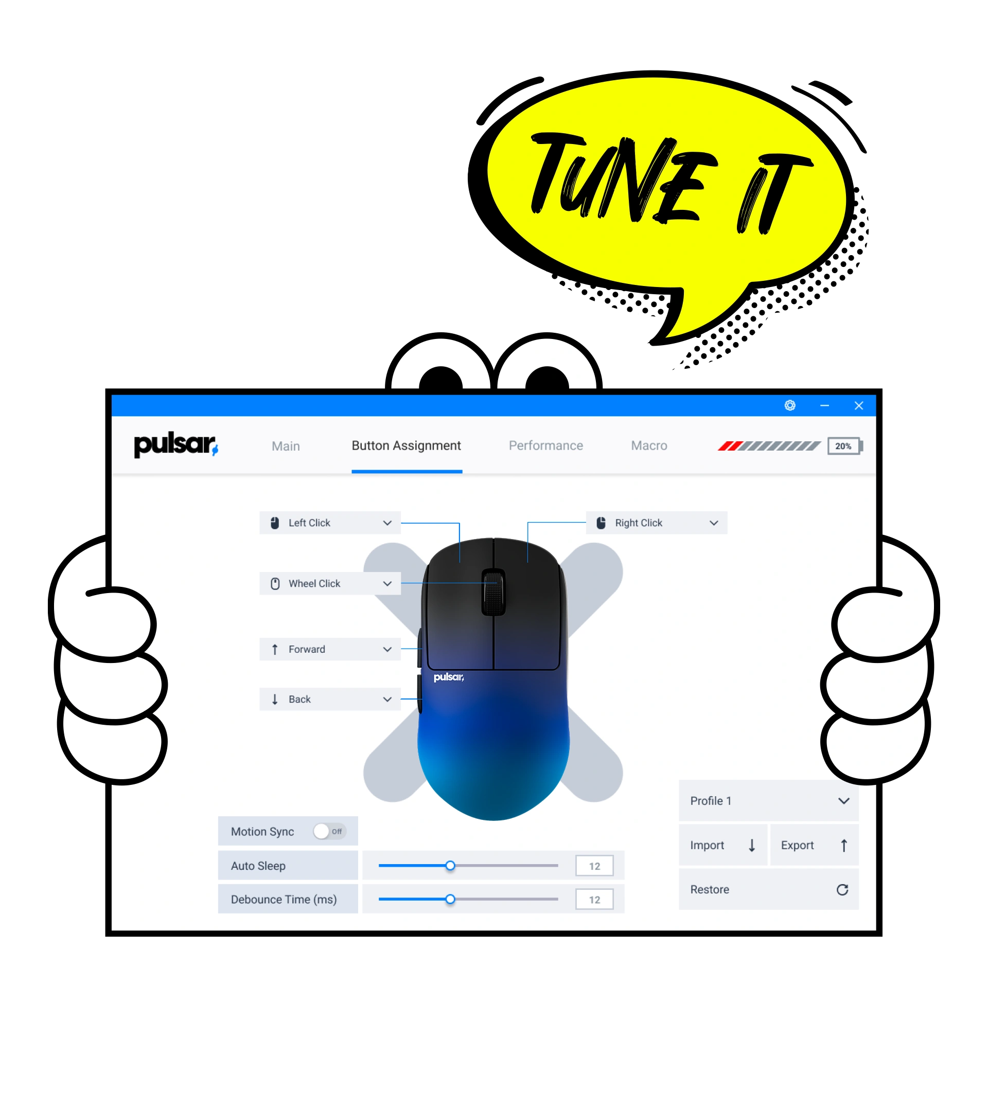 Pulsar X2H CrazyLight Medium Gaming Mouse - [BadSeed Tech Edition]