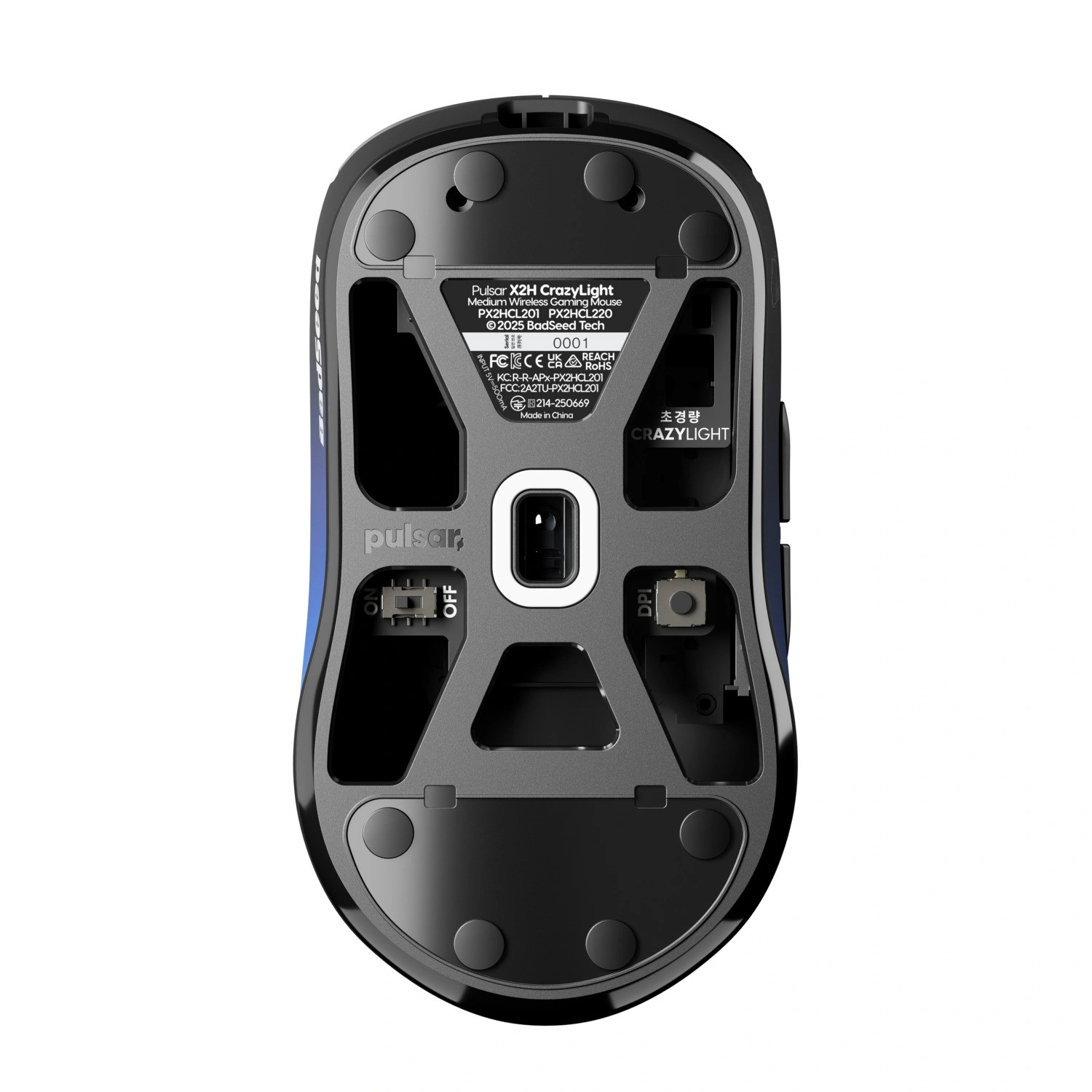 Pulsar X2H CrazyLight Medium Gaming Mouse - [BadSeed Tech Edition]