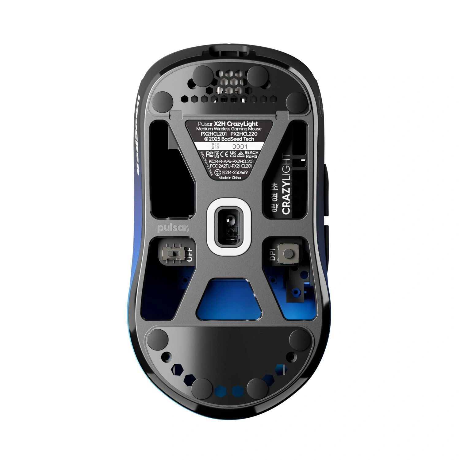 Pulsar X2H CrazyLight Mini Gaming Mouse - [BadSeed Tech Edition]