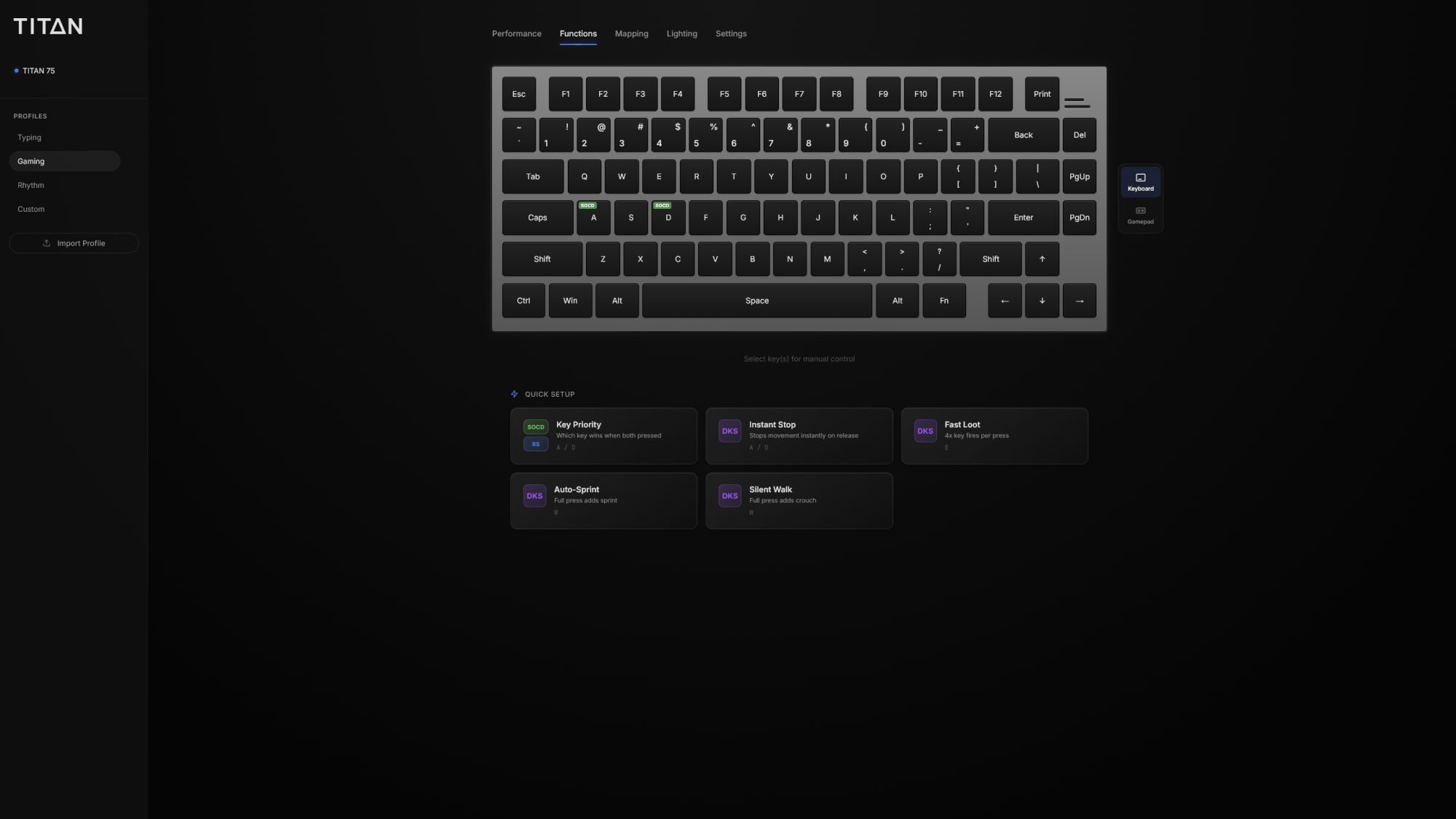 Tekkusai - TITAN - Hall Effect Keyboard