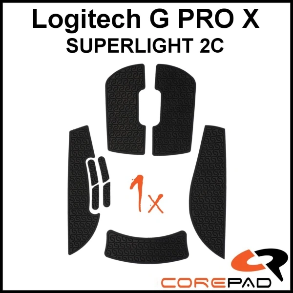 Corepad Soft Grips Logitech G PRO X SUPERLIGHT 2c Compact Corepad Soft Grips Logitech G PRO X SUPERLIGHT 2c Compact