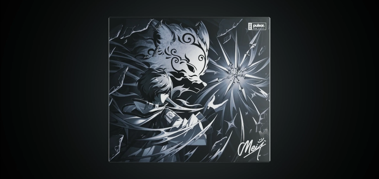 Pulsar Meiy Glass MousePad [Pro Series] - ZerkGamingMods