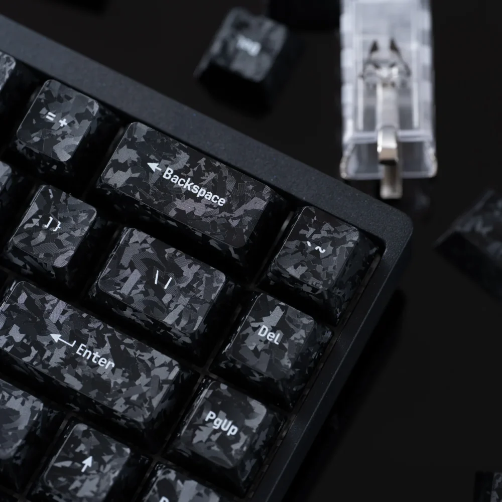Arbiter Carbon Fiber Textured Keycap Set Arbiter Carbon Fiber Textured Keycap Set