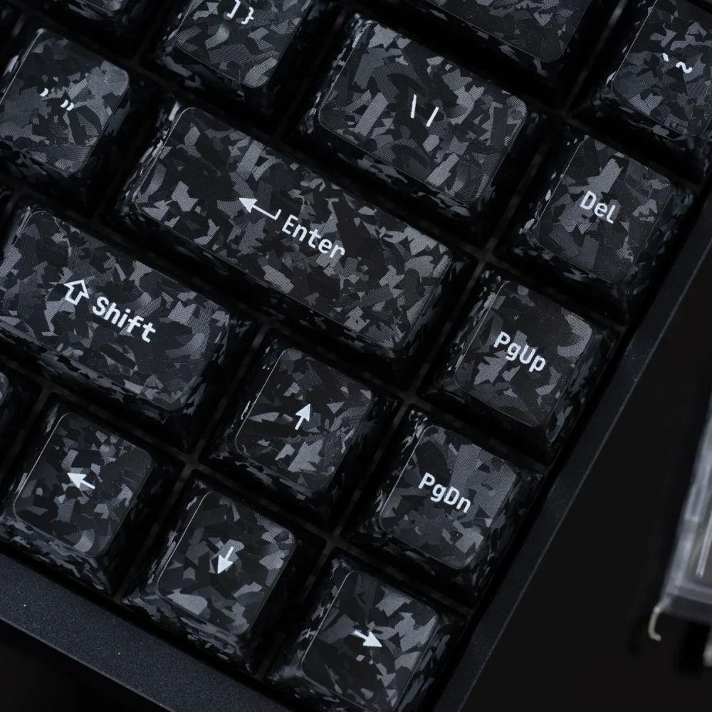 Arbiter Carbon Fiber Textured Keycap Set Arbiter Carbon Fiber Textured Keycap Set