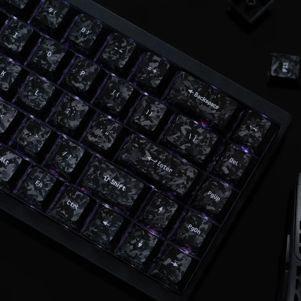 Arbiter Carbon Fiber Textured Keycap Set Arbiter Carbon Fiber Textured Keycap Set