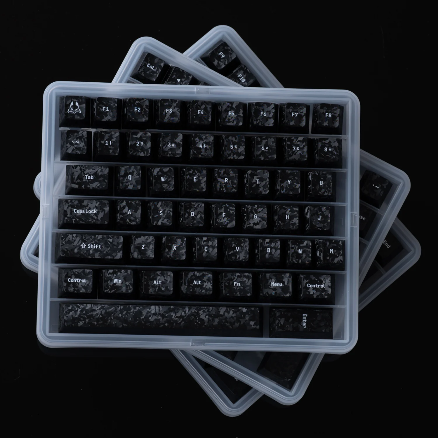 Arbiter Carbon Fiber Textured Keycap Set Arbiter Carbon Fiber Textured Keycap Set